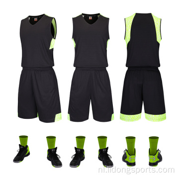 Lidong basketbaltanktop en basketbal shorts groothandel